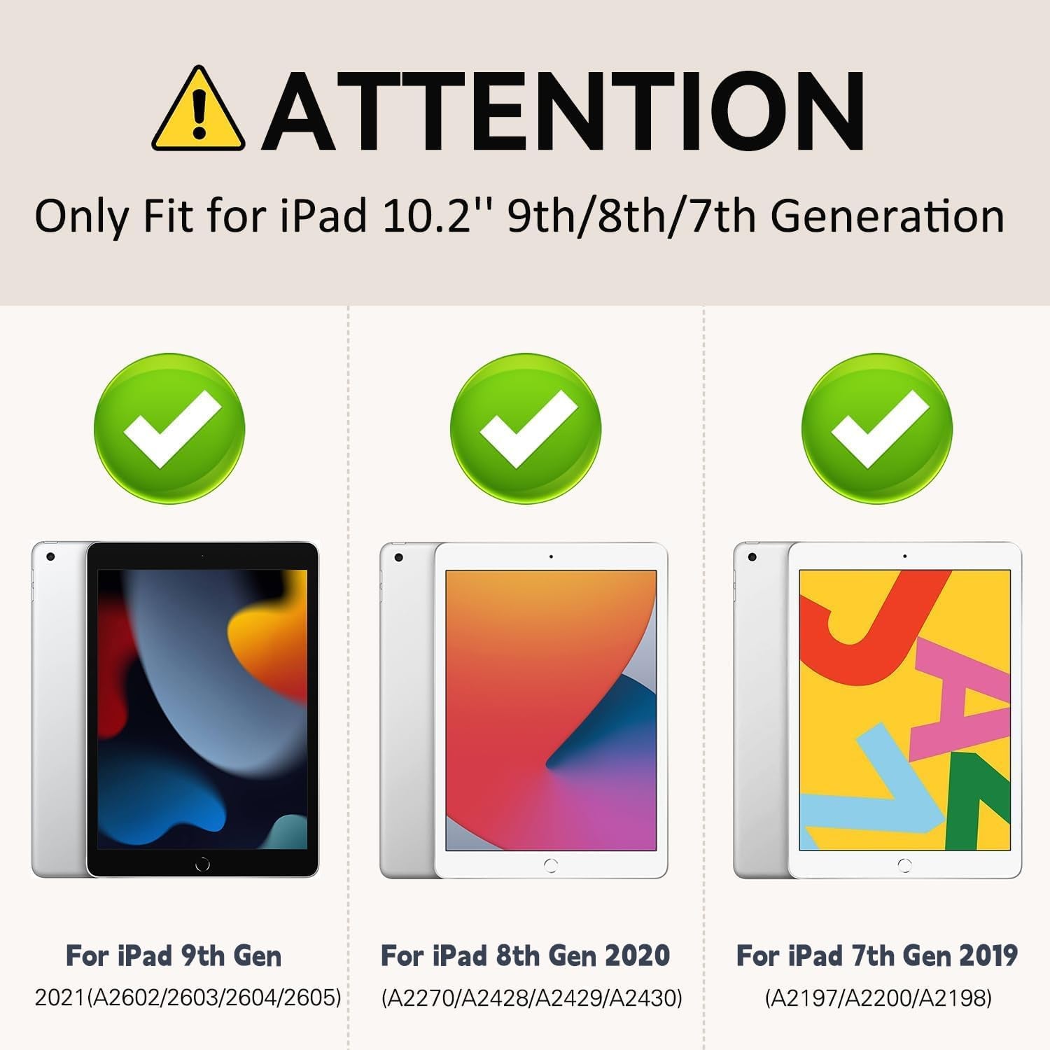 Kids Case for Ipad 9Th 8Th 7Th Generation (10.2 Inch, 2021/2020/2019) - with Screen Protector, Shockproof Light Weight Handle Stand Ipad 10.2 Case for Kids, Black