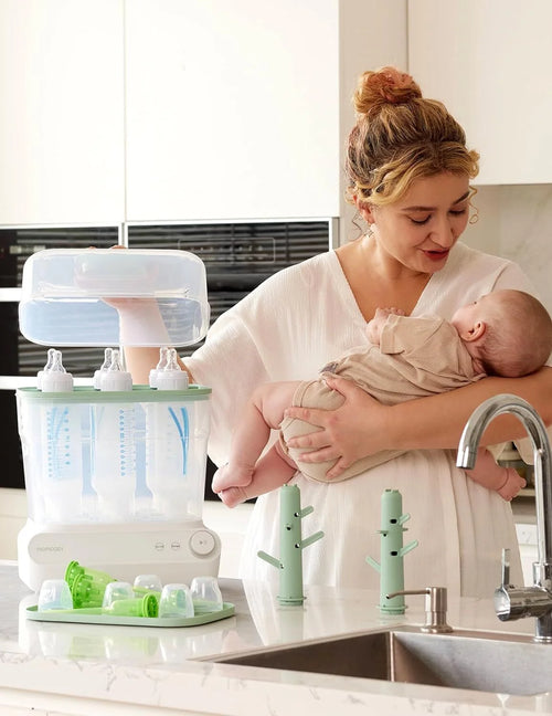 3 Layers Large Bottle Sterilizer and Dryer, Fast Sterilize and Dry