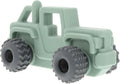 Silicone Teether Toy for Babies - Textured Teething Green Jeep Car with Moving Wheels - Soothes Sore Gums - Encourages Tactile Development and Hand-Eye Coordination - Ages 6+ Months