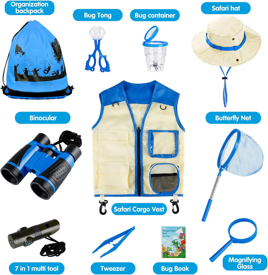 Bug Catcher for Kids, Kids Explorer Kit, Kids Outdoor Toys for Toddlers 3-5, Outdoor Toys for Kids Ages 4-8, Gifts Toys for 3 4 5 6 7 8+ Year Old Boys, outside Toys for Kids Ages 4-8 8-12