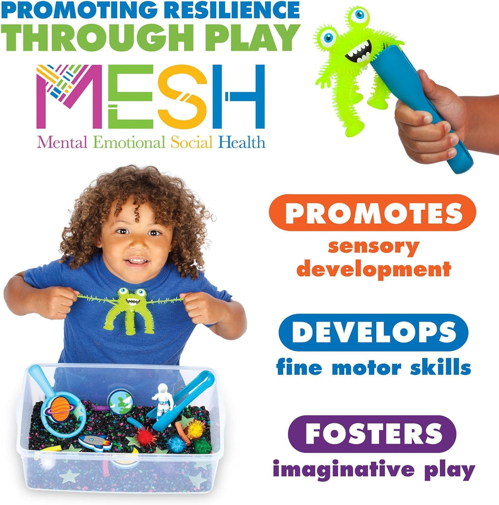 Sensory Bin: Outer Space Toys - Preschool and Toddler Sensory Toys, Kids Gifts for Boys and Girls Ages 3-5+, 10.25 X 14.5 X 4.75 Inches