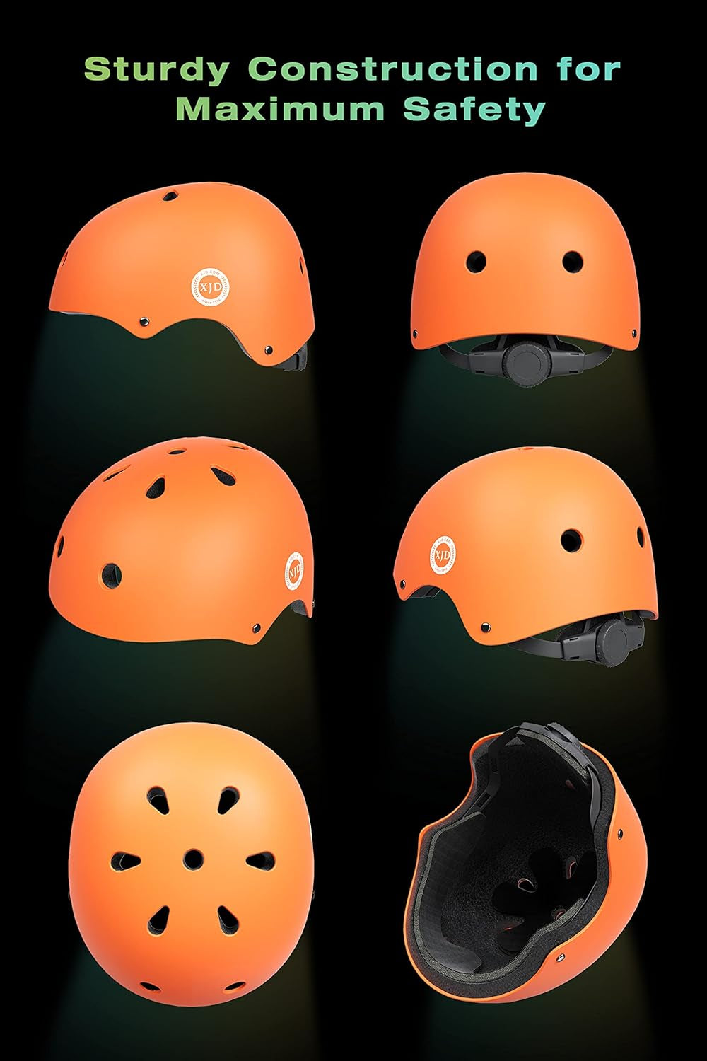 Kids Bike Helmet,Multi-Sport Protective Gear Set for 3-5-8-14 Years Boys Girls with Knee and Elbow Pads Wrist Guards Fit Roller Skates,Cycling,Skateboarding,Christmas Birthday Gifts for Kids