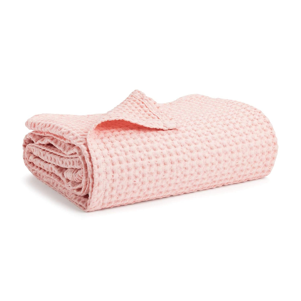 Waffle Baby Blanket Cotton Soft Breathable Swaddle Blanket for Nursery, Stroller & Crib Blanket -Receiving Blankets for Boys & Girls Gender Neutral Toddler Blanket