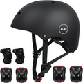 Kids Bike Helmet,Multi-Sport Protective Gear Set for 3-5-8-14 Years Boys Girls with Knee and Elbow Pads Wrist Guards Fit Roller Skates,Cycling,Skateboarding,Christmas Birthday Gifts for Kids