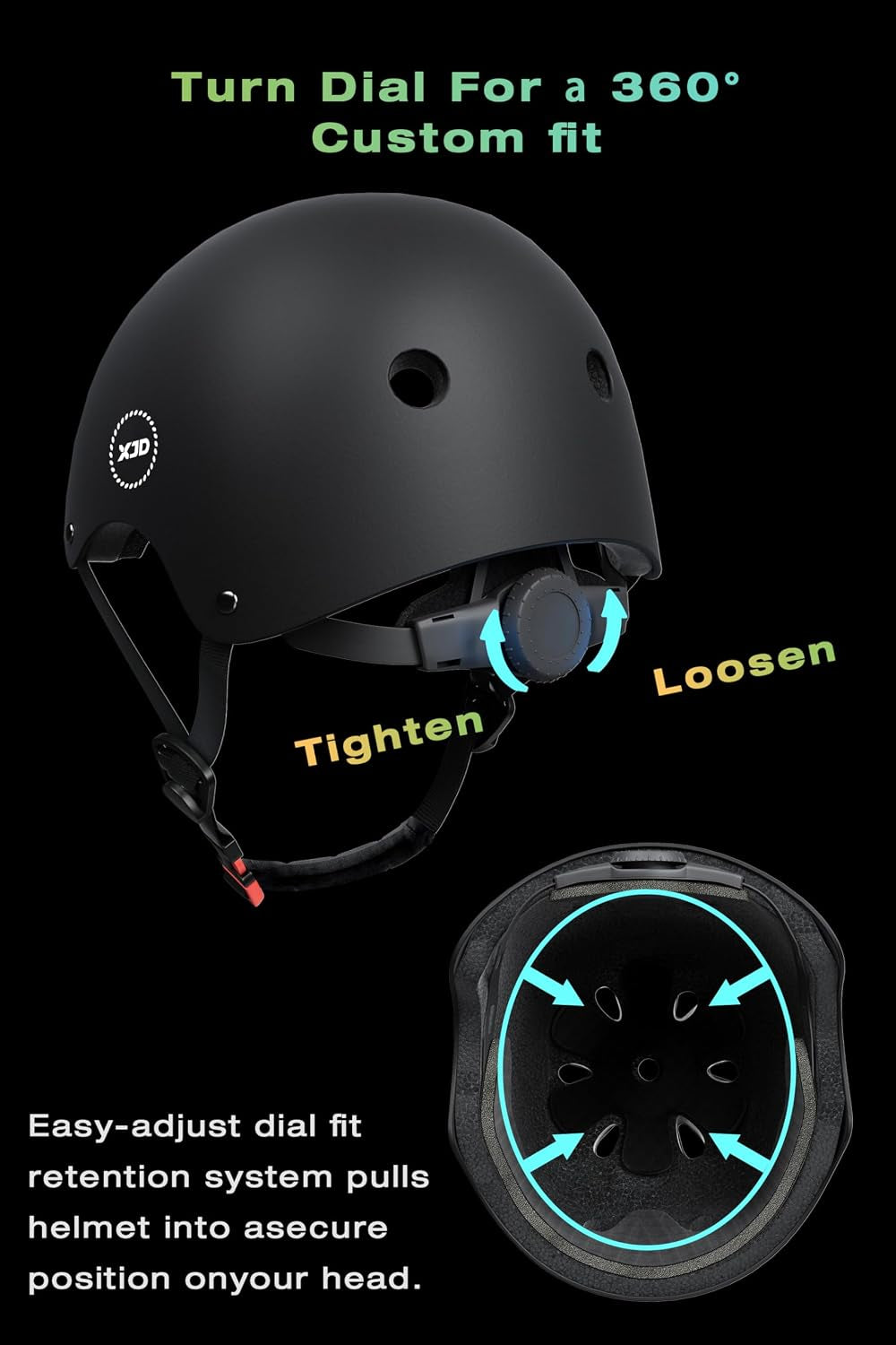 Kids Bike Helmet,Multi-Sport Protective Gear Set for 3-5-8-14 Years Boys Girls with Knee and Elbow Pads Wrist Guards Fit Roller Skates,Cycling,Skateboarding,Christmas Birthday Gifts for Kids