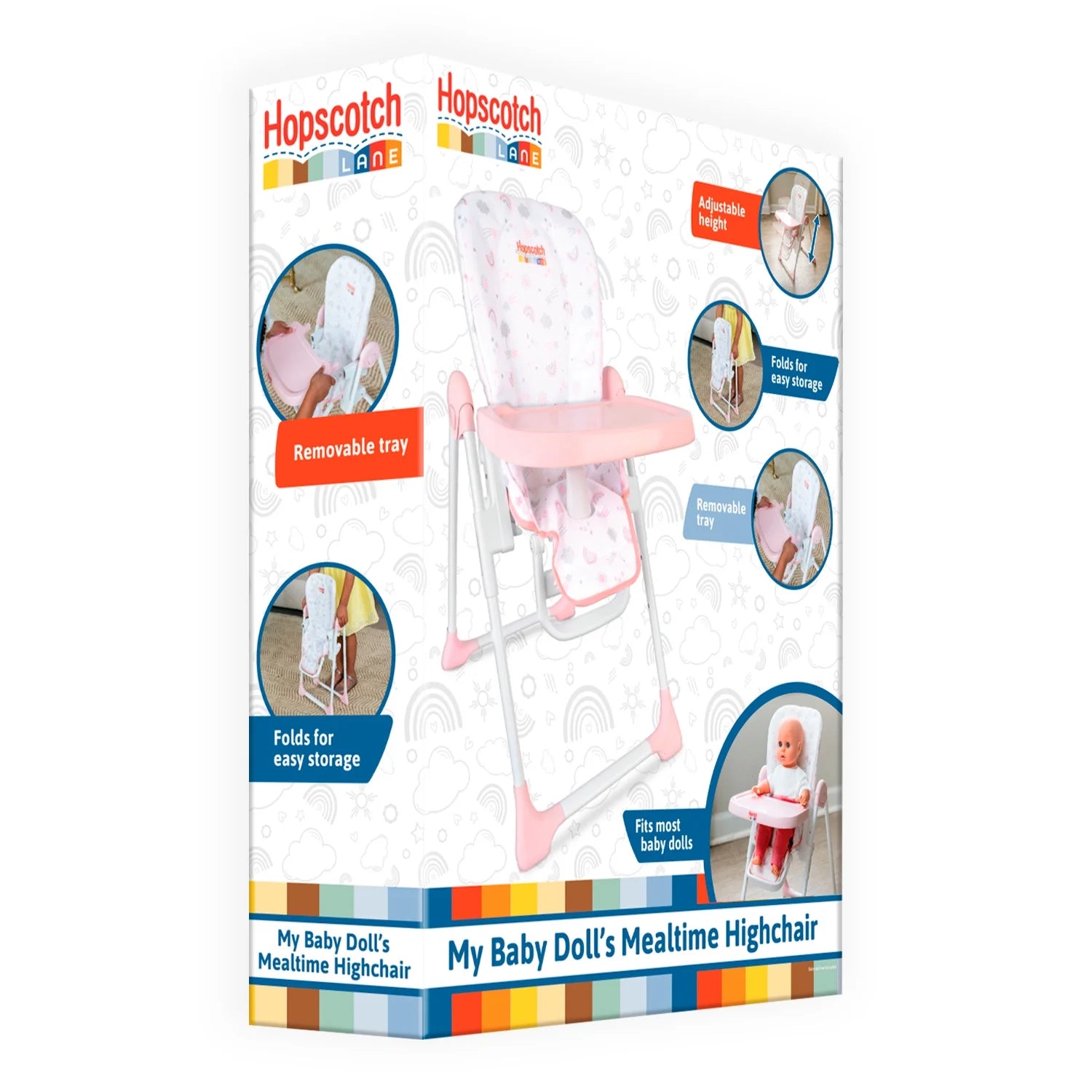My Baby Doll'S Premium High Chair, Baby Doll Accessory, Children Ages 2+