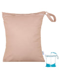 Wet Bag for Swimsuits, Waterproof Bag for Travel, Food Storage, Stroller, Daycare, Baby Diapers, Yoga, Beach, Pool, Wet Clothes-Light Pink