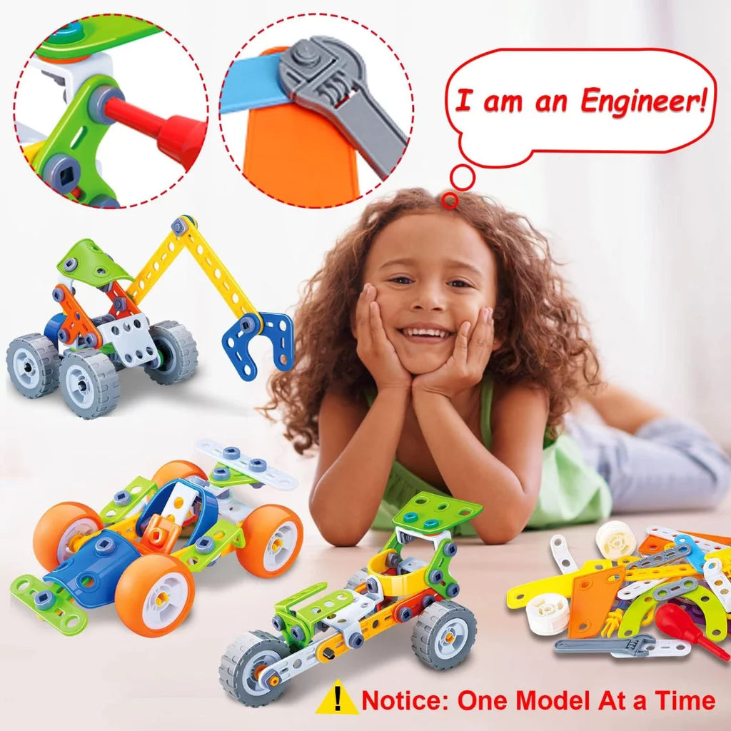 10 in 1 STEM Toys for 5 6 7 8+ Year Old Boy Birthday Gifts Building Toys for Kids Ages 4-8 Educational Stem Activities for Boys 4-6 8-10 Construction Creative Games Christmas Idea Gift