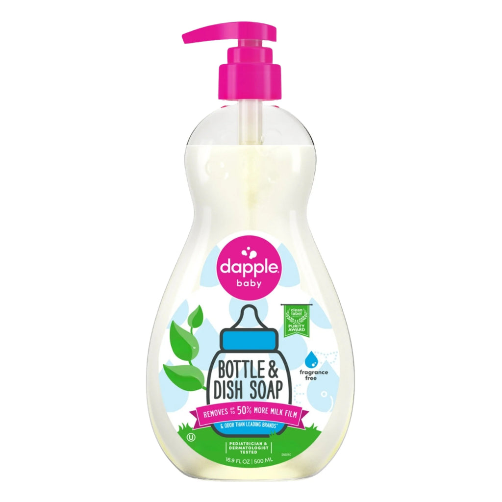 Baby Bottle and Dish Soap for Baby Products, Fragrance-Free, 16.9 Fl Oz