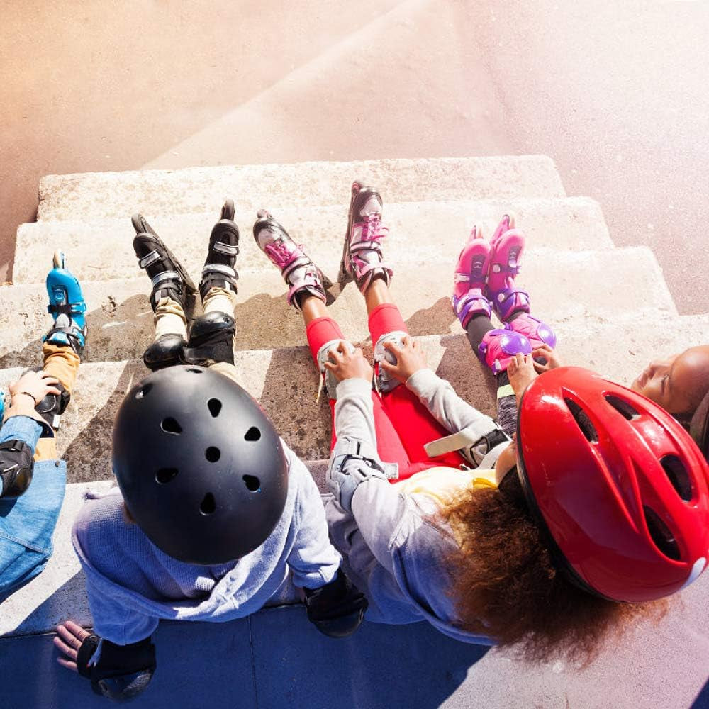Kids Bike Helmet,Multi-Sport Protective Gear Set for 3-5-8-14 Years Boys Girls with Knee and Elbow Pads Wrist Guards Fit Roller Skates,Cycling,Skateboarding,Christmas Birthday Gifts for Kids