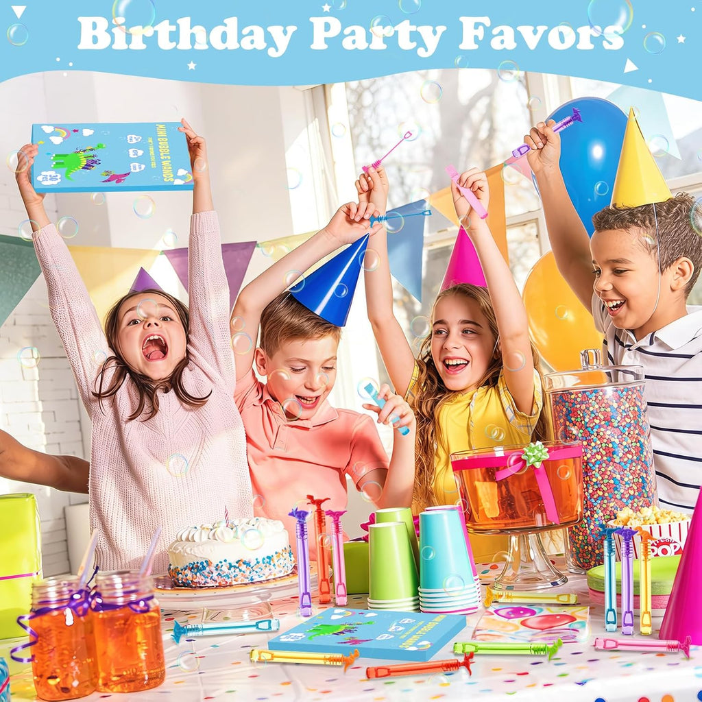 Mini Bubble Wands Bulk Dinosaur Party Favors for Kids 30 Pack Small Bubbles for Kids Birthday Goodie Bag Stuffers Fillers School Classroom Prizes for Toddlers Student Gifts Outdoor Toys Party Supplies