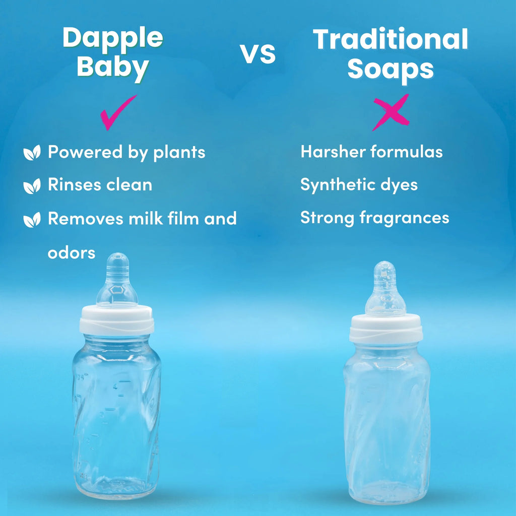 Baby Bottle and Dish Soap for Baby Products, Fragrance-Free, 16.9 Fl Oz