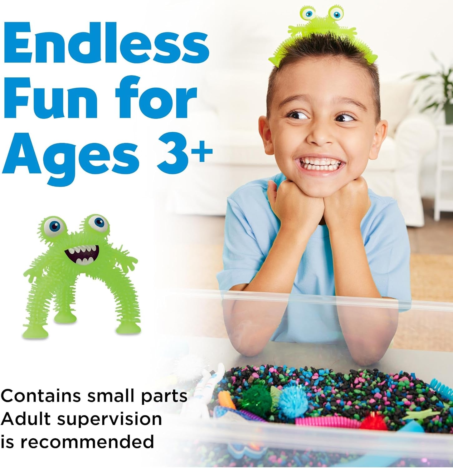 Sensory Bin: Outer Space Toys - Preschool and Toddler Sensory Toys, Kids Gifts for Boys and Girls Ages 3-5+, 10.25 X 14.5 X 4.75 Inches