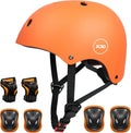 Kids Bike Helmet,Multi-Sport Protective Gear Set for 3-5-8-14 Years Boys Girls with Knee and Elbow Pads Wrist Guards Fit Roller Skates,Cycling,Skateboarding,Christmas Birthday Gifts for Kids