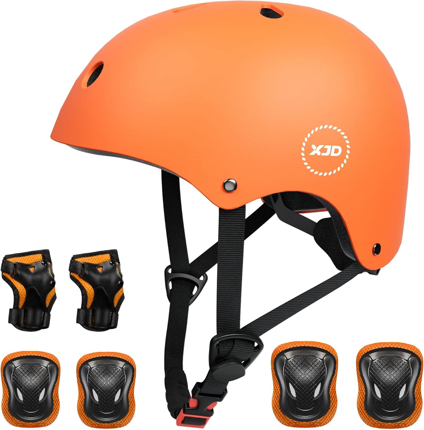 Kids Bike Helmet,Multi-Sport Protective Gear Set for 3-5-8-14 Years Boys Girls with Knee and Elbow Pads Wrist Guards Fit Roller Skates,Cycling,Skateboarding,Christmas Birthday Gifts for Kids