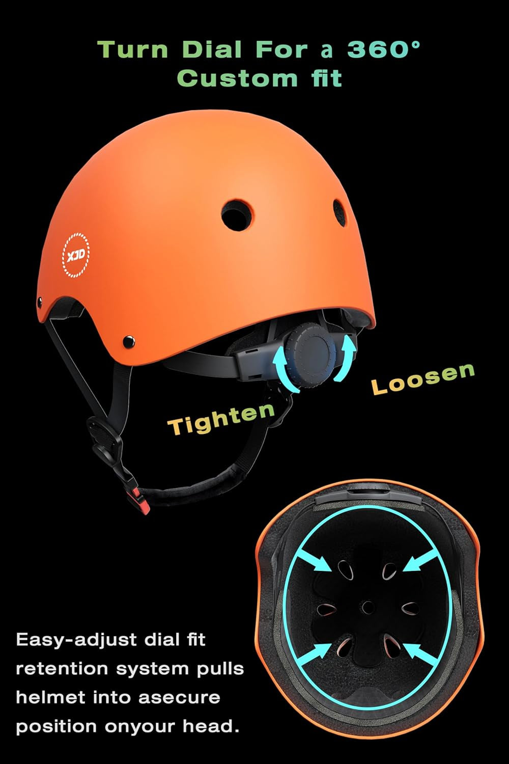 Kids Bike Helmet,Multi-Sport Protective Gear Set for 3-5-8-14 Years Boys Girls with Knee and Elbow Pads Wrist Guards Fit Roller Skates,Cycling,Skateboarding,Christmas Birthday Gifts for Kids