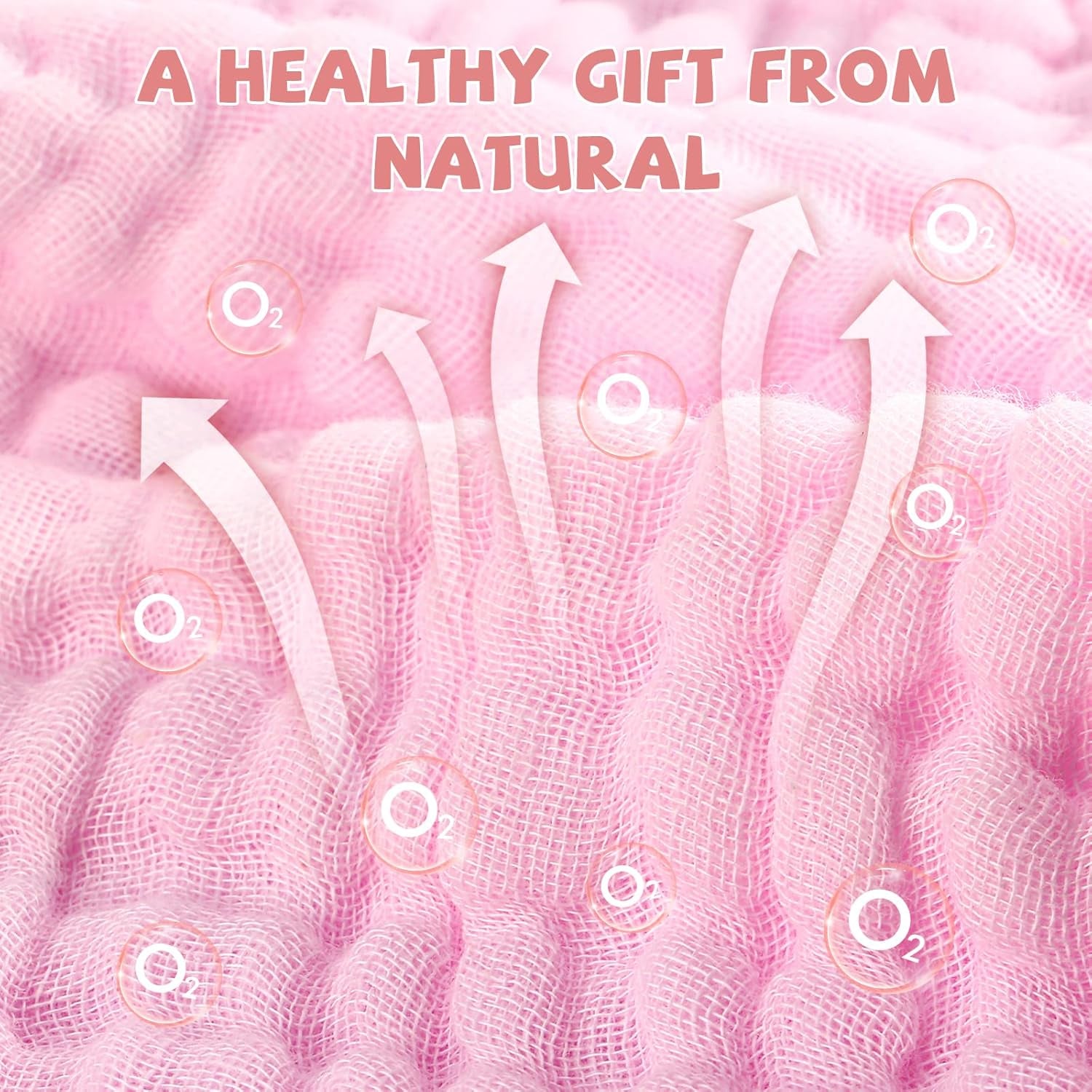 Baby Washcloths and Burp Cloths, Soft Absorbent Towels for Newborns, 6 Pack, 12X12 Inches (Pink)